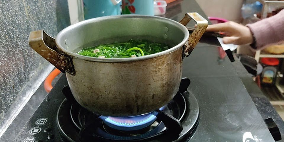 Canh rau cải nấu bao lâu