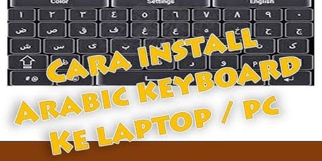Cara download keyboard Arab di laptop