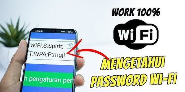 Cara melihat password WiFi yang sudah connect di Android Tanpa Aplikasi