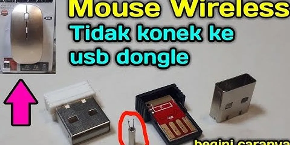 Cara memperbaiki mouse wireless yang tidak bisa bergerak