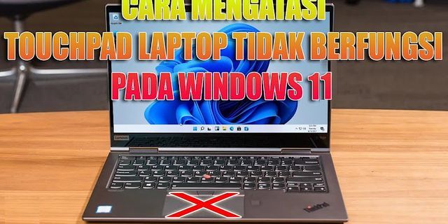 Cara mengaktifkan Touchpad laptop Windows 11