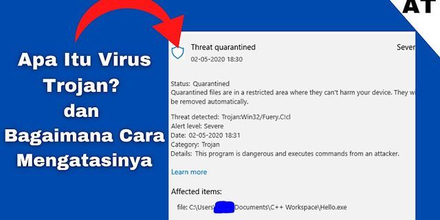 Cara menghilangkan virus Trojan di Laptop