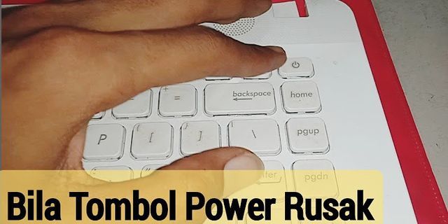 Cara menyalakan laptop Dell tanpa tombol power
