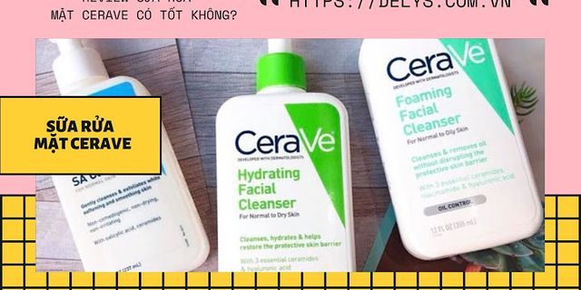 Cerave chính hãng mua ở đâu