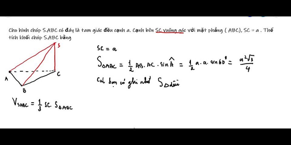 Cho Hình Chóp Sabcd Có đáy Là Hình Vuông Cạnh A Sa Vuông Góc (abcd) Sa ...