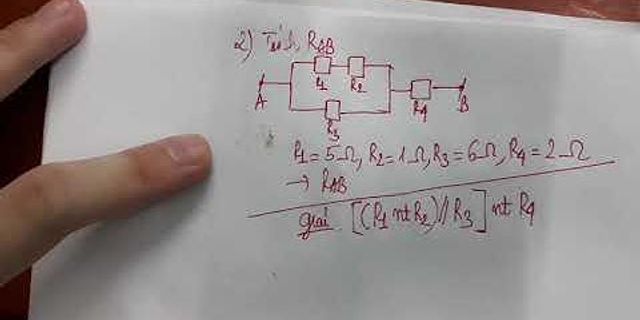 Cho mạch điện gồm hai điện trở r1 = 5 ôm r2 = 10 ôm mắc song song