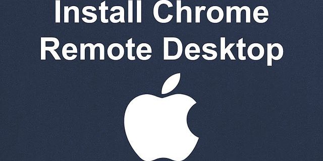 Chrome remote desktop Fedora