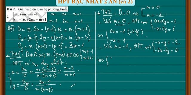 Có bao nhiêu giá trị của tham số m để phương trình 2 2 2 1=1 x mx x vô nghiệm
