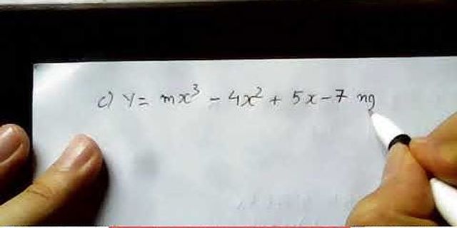 Có bao nhiêu số nguyên m để hàm số −9 = − x y x m đồng biến trên khoảng (−; 4) .