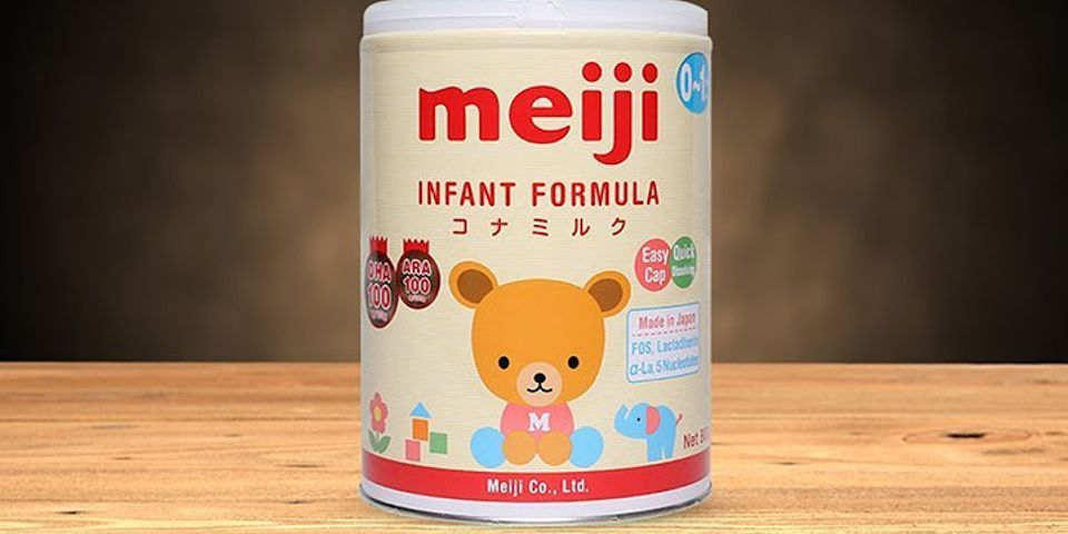 Có nên cho bé uống sữa Meiji