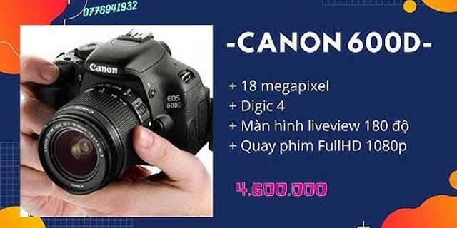 Có nên mua Canon 600D