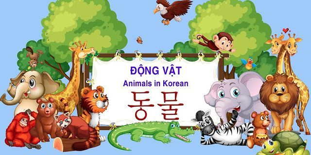 Con cá trong tiếng Hàn là gì