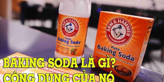 Cong dung baking soda là gì