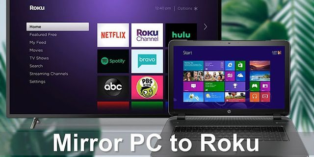 Connect laptop to TCL Roku TV