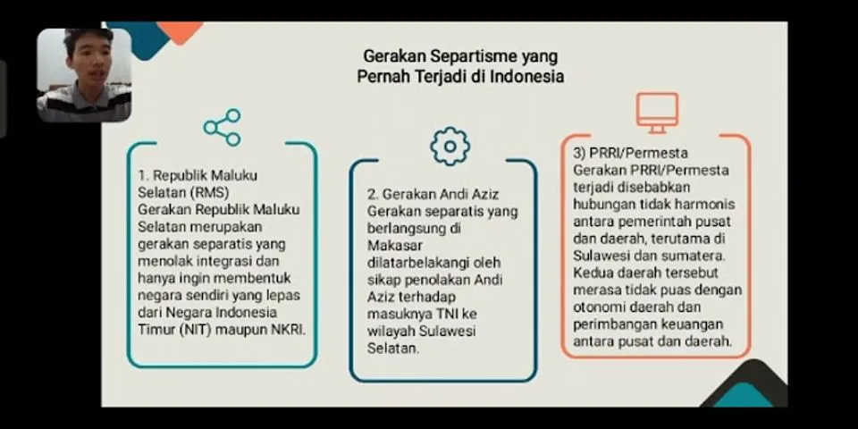 Contoh ancaman politik yang pernah terjadi di Indonesia