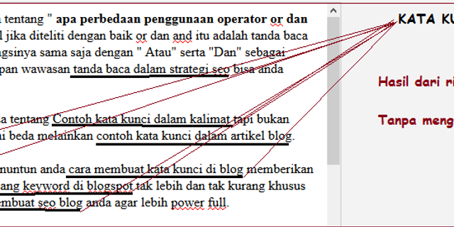 Contoh Kata Kunci Dalam Paragraf