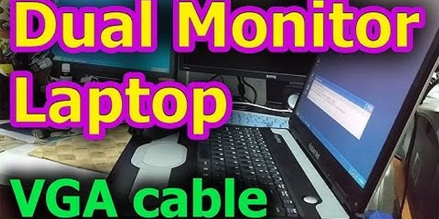 Cord to connect laptop to monitor