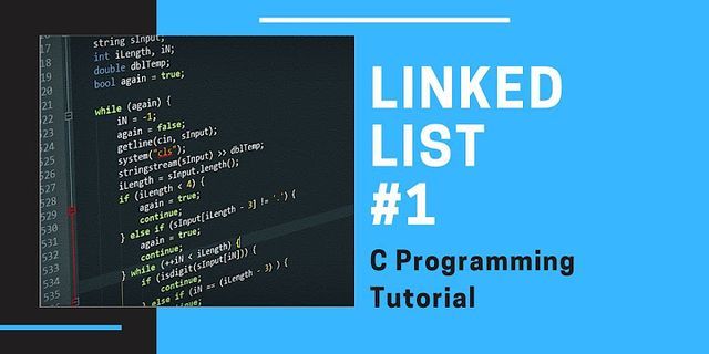 Create linked list in C