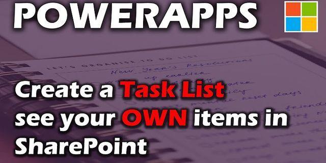 Create task list in SharePoint from Excel