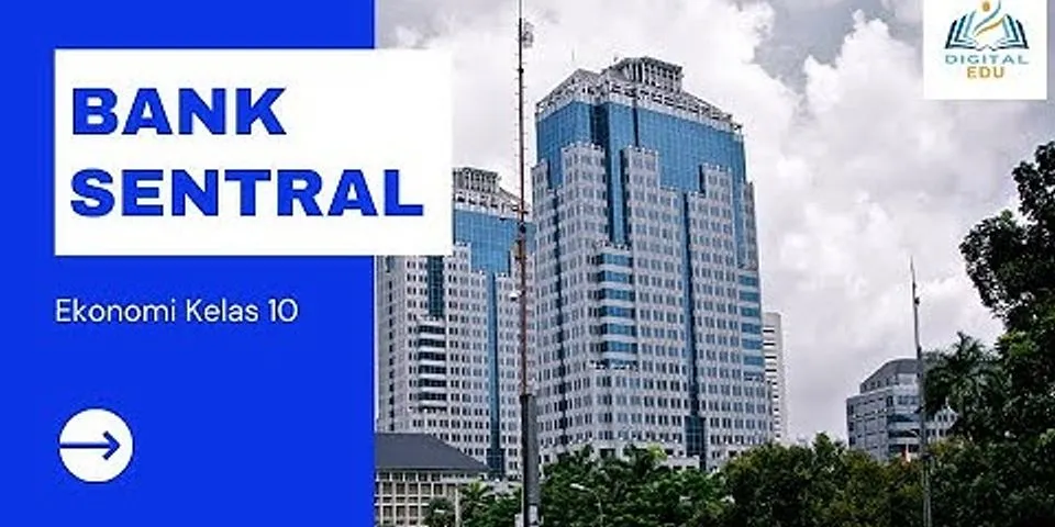 Dalam kapasitasnya sebagai bank sentral tujuan utama Bank Indonesia adalah