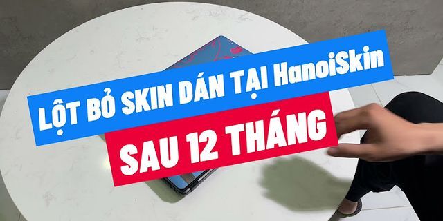 Dán decal laptop Hà Nội