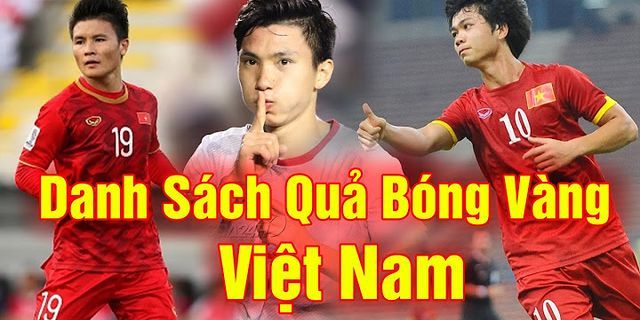 Danh sách Quả bóng vàng Việt Nam các năm