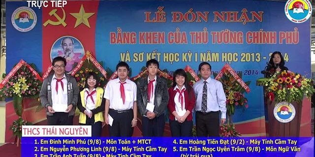 Danh sách trường THCS tỉnh Thái Nguyên