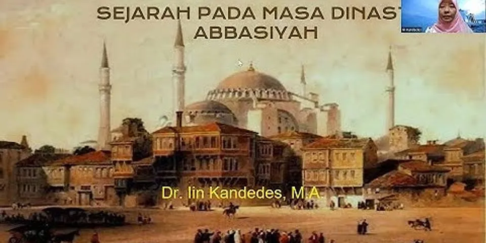 Departemen apa saja yang dibentuk pada masa Dinasti Abbasiyah?