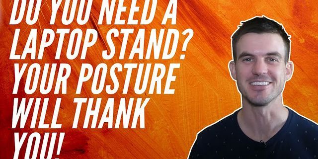Do laptop stands help posture?