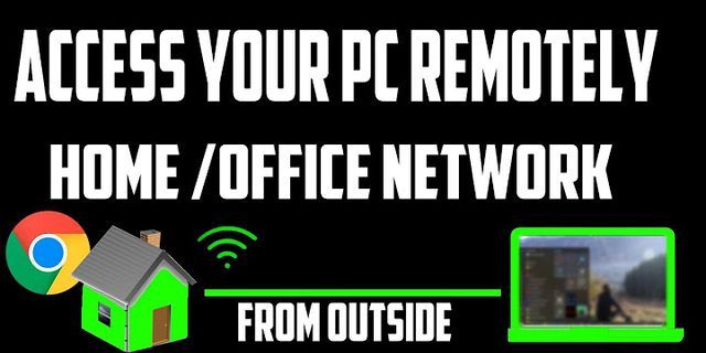 Does Remote Desktop work outside network?