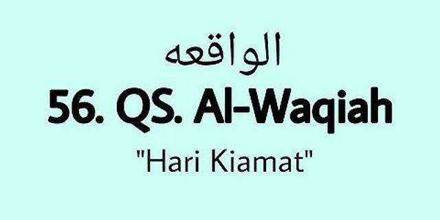 Download 98+ Contoh Surat Al Waqiah Lengkap Pdf Terbaik Gratis