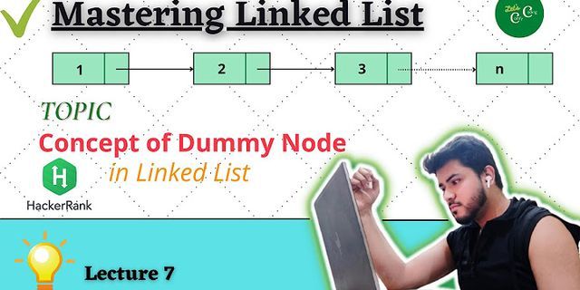 Dummy node linked list Python