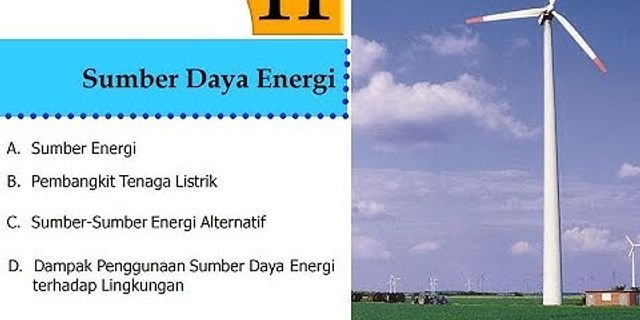 Energi yang digunakan untuk menggantikan energi minyak bumi disebut