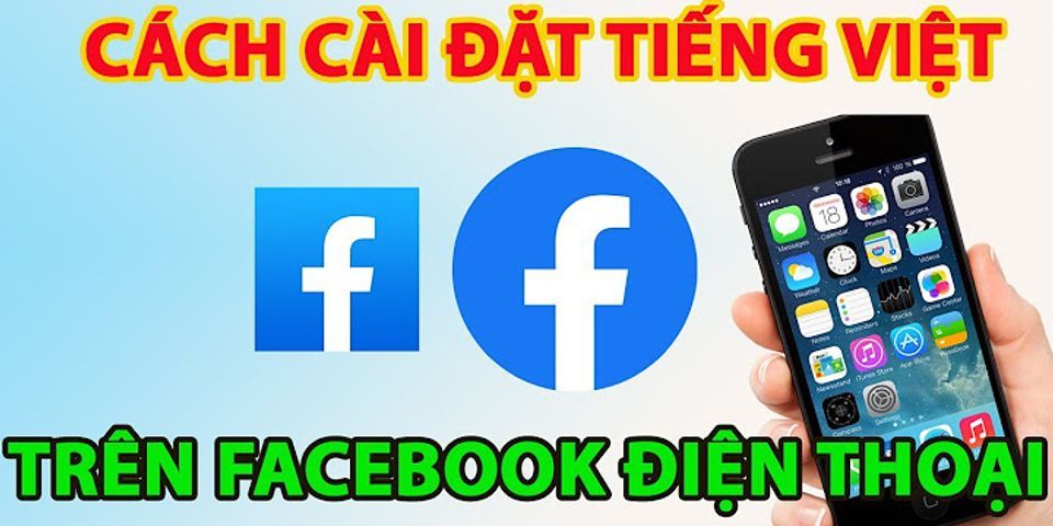 Facebook không gõ được tiếng Việt trên điện thoại iPhone