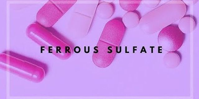Ferrous sulfate là gì