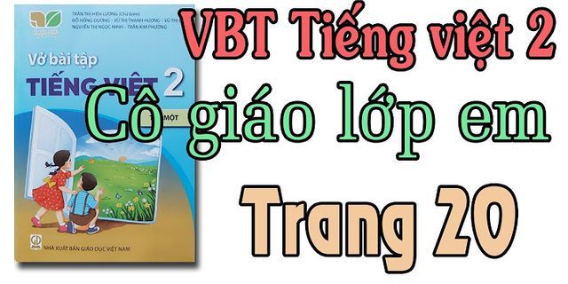 File Vở bài tập Tiếng Việt lớp 2 sách Kết nối