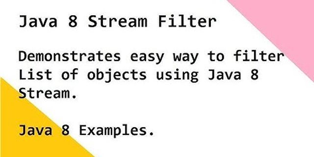 Filter data from List in Java 8