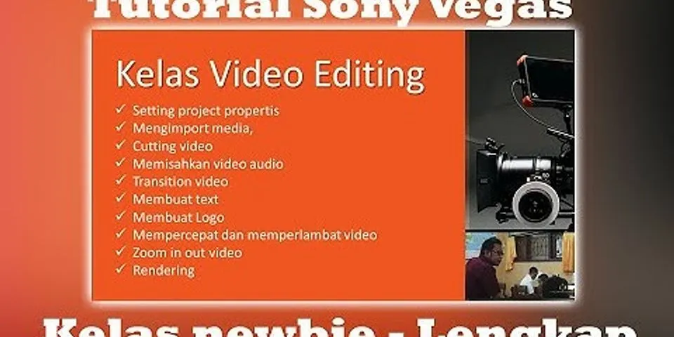 Format file yang bisa dibuat oleh software penyunting video