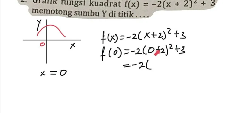 Fungsi fx=x2-5x+6 memotong sumbu y di titik …