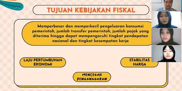 Fungsi Stabilisasi Dalam Kebijakan Fiskal