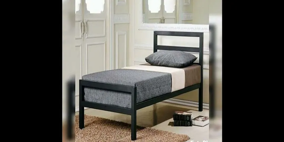 Gambar tempat tidur besi minimalis