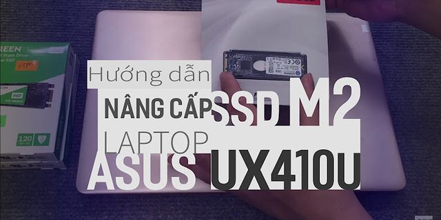 Gắn SSD cho laptop Asus