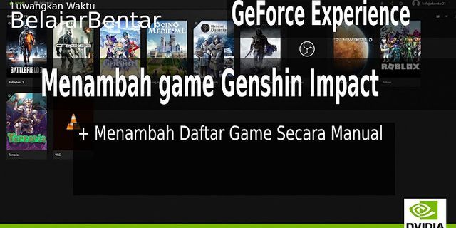 GeForce Experience cách dụng