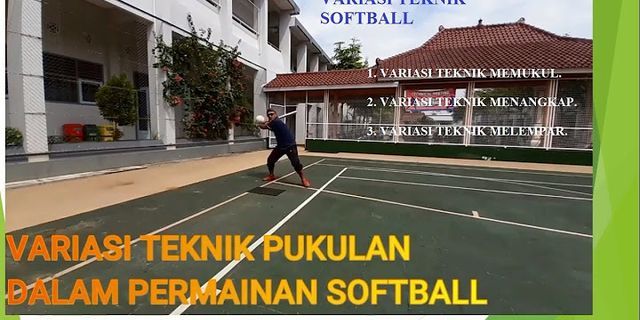 Gerakan pinggang yang benar saat memukul bola pada permainan softball