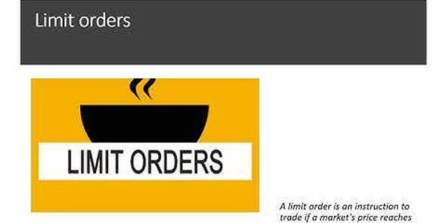 Give an order là gì