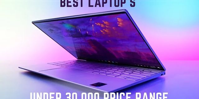Good laptops under 30k