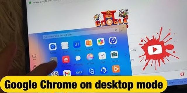 Google Chrome Desktop mode