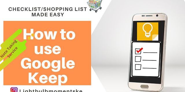 Google Home shopping list Keep