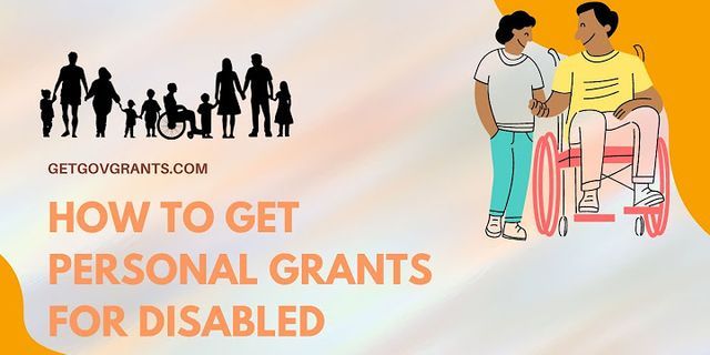 Grants for laptops for disabled