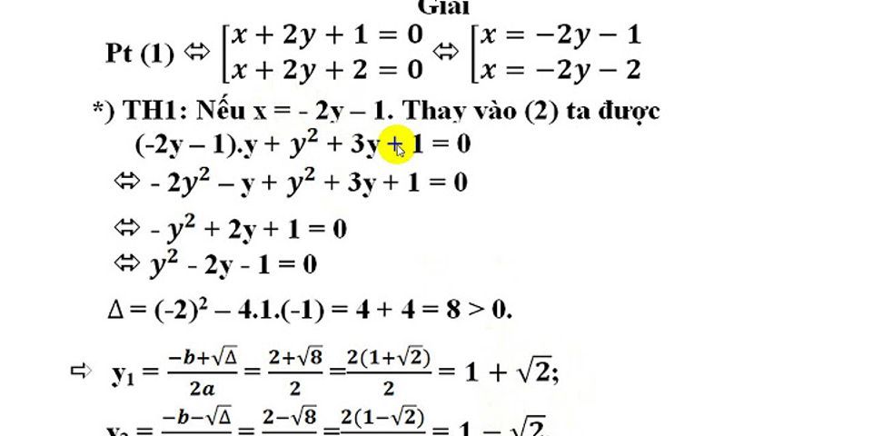 Hệ phương trình:(x+2y 13 x + 6 y = 3 có bao nhiêu nghiệm)